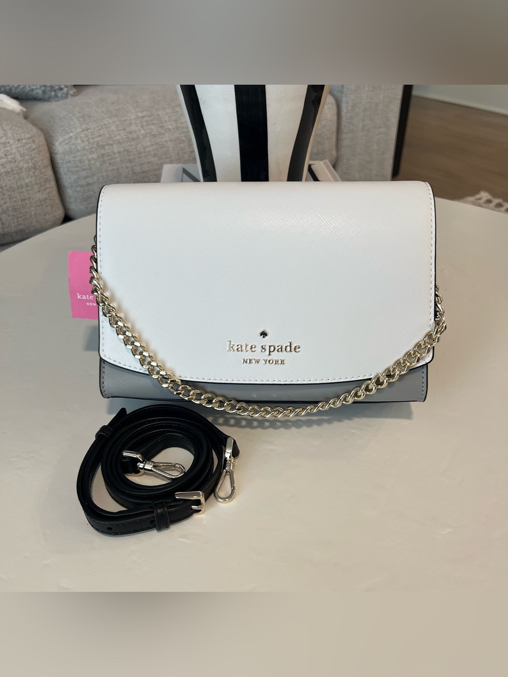 Kate Spade Carson Colorblock
Convertible Crossbody & Shoulder
Bag In Nimbus Grey